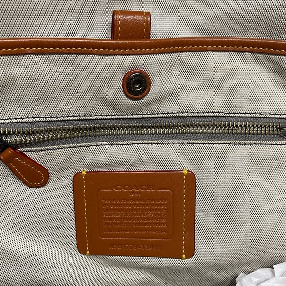 Rare Coach Space Rexy Astronaut Nasa Rocket UFO Backpack Leather HTF Jetpack - Picture 11 of 14